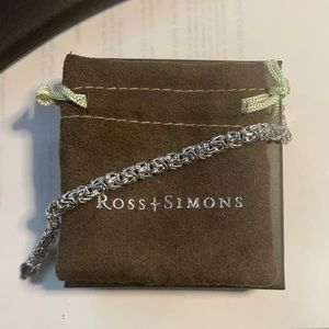 Sterling Silver Small Byzantine Bracelet 7”